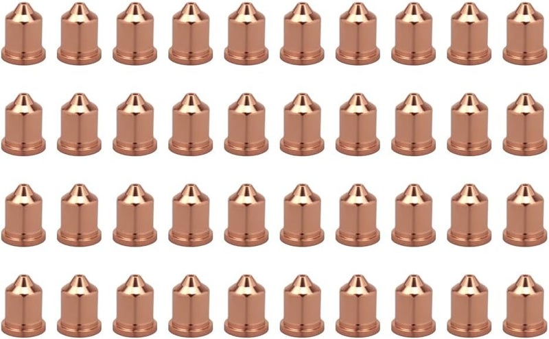 40pcs 220819 Nozzles Tips Fit 65/85/105A Plasma Consumables Cutting Torch